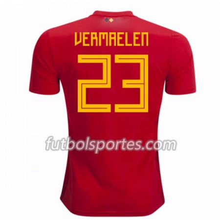 Camisetas Bélgica Vermaelen 23 Primera Equipacion Mundial 2018